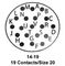 ITT CANNON KPSE02E14-19S
