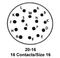ITT CANNON KPSE06B20-16P