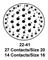 ITT CANNON KPT01B22-41SW