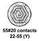 CINCH CONNECTIVITY SOLUTIONS BACC63BV22F55S8