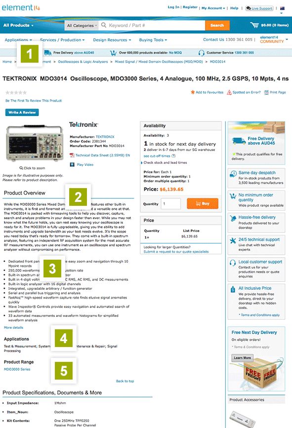 Enhanced Product Information